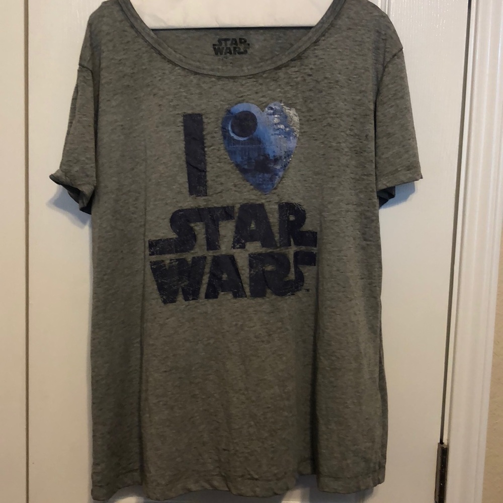 I Love Star Wars pajama shirt